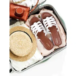 Mochi Women's White Casual Sandals-picture-22