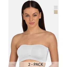 mod & shy Pack Of 2 Assorted Full Coverage Non Padded Bandeau Bras With All Day Comfort-picture-26