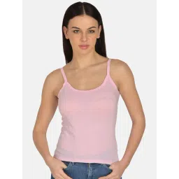 Mod & Shy Pink Cotton Camisole-picture-43