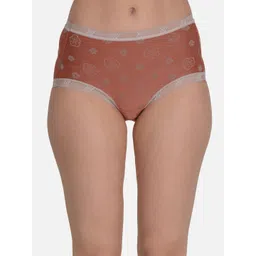 mod & shy Women Floral Printed Lace Detailed Anti-Microbial Hipster Brief MU220-XS-picture-27