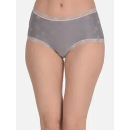 mod & shy Women Floral Printed Laced Anti-Microbial Hipster Briefs MU224-XS-picture-16