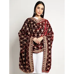 Moda Chales Embroidered Velvet Dupatta-picture-20