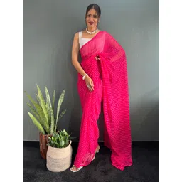 Moda Rapido Bandhani Pure Georgette Ready to Wear Bandhani Saree-picture-41