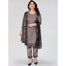 Moda Rapido Chevron Printed Unstitched Dress Material-picture-15