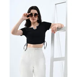 Moda Rapido Cotton Crop Top-picture-22