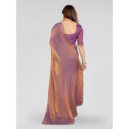 Moda Rapido Embellished Beads and Stones Tissue Saree image 4