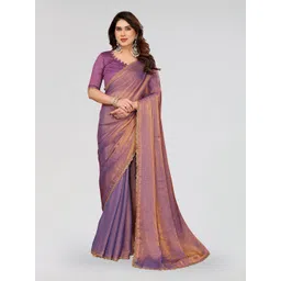 Moda Rapido Embellished Beads and Stones Tissue Saree image 1