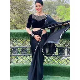 Moda Rapido Embellished Poly Georgette Designer Saree-picture-24