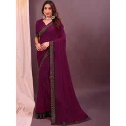 Moda Rapido Embellished Pure Georgette Saree-picture-23