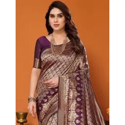 Moda Rapido Embellished Pure Silk Banarasi Saree image 5