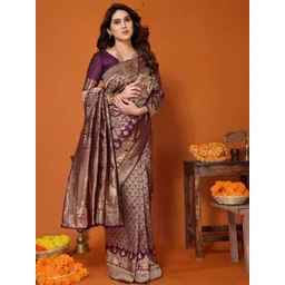 Moda Rapido Embellished Pure Silk Banarasi Saree image 3