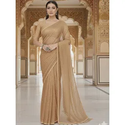 Moda Rapido Embellished Sequinned Net Saree-picture-10