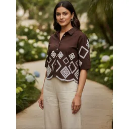 Moda Rapido Embroidered Ethnic Top image 5