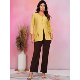 Moda Rapido Embroidered Ethnic Top image 5