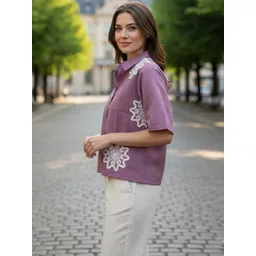 Moda Rapido Embroidered Top image 4