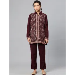 Moda Rapido Embroidered Top With Trousers Co-Ords-picture-14