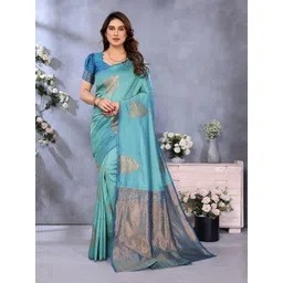 Moda Rapido Ethnic Motifs Woven Design Zari Banarasi Saree-picture-27