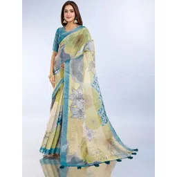 Moda Rapido Floral Printed Art Silk Saree-picture-13