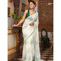 Moda Rapido Floral Printed Chanderi Saree-picture-31