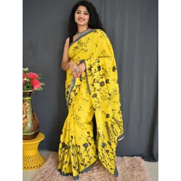 Moda Rapido Floral Printed Pure Cotton Saree-picture-32