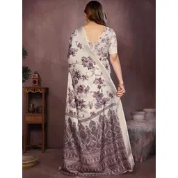 Moda Rapido Floral Printed Silk Saree image 5