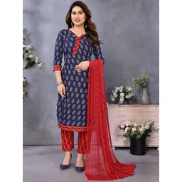 Moda Rapido Floral Printed Unstitched Dress Material-picture-16