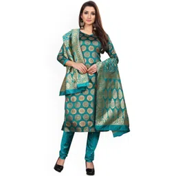 Moda Rapido Floral Woven Design Unstitched Dress Material-picture-12