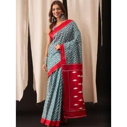 Moda Rapido Geometric Printed Pure Cotton Saree-picture-33