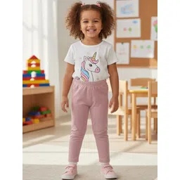 Moda Rapido Girls Ankle Length Leggings-picture-15