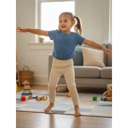 Moda Rapido Girls Ankle Length Leggings-picture-28