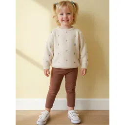 Moda Rapido Girls Mid Rise Leggings-picture-52