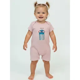 Moda Rapido Girls Printed Cotton Rompers-picture-20