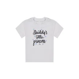 Moda Rapido Girls Typography Printed Pure Cotton T-shirt-picture-17