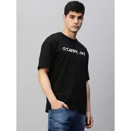 Moda Rapido Graphic Printed Bio Finish Pure Cotton Oversized T-shirt-picture-41