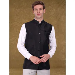 Moda Rapido Mandarin Collar Nehru Jacket-picture-23