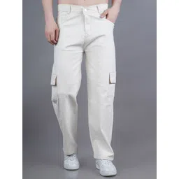 Moda Rapido Men Classic Mid-Rise Stretchable Baggy Jeans-picture-19