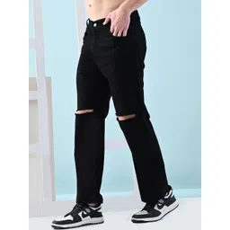 Moda Rapido Men Classic Regular Fit Mid-Rise Mildly Distressed Stretchable Jeans-picture-34