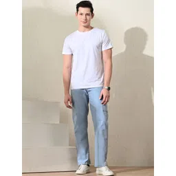 Moda Rapido Men Classic Relaxed Fit Mid-Rise Stretchable Jeans image 5