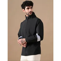 Moda Rapido Men Colourblocked Lightweight Sporty Jacket-picture-23