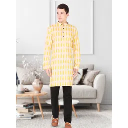 Moda Rapido Men Ethnic Motifs Handloom Kurta-picture-11