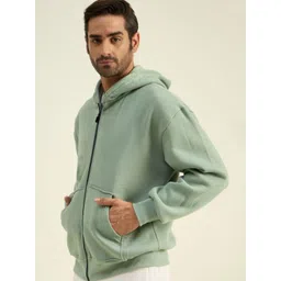 Moda Rapido Men Fleece Lightweight Open Front Jacket-picture-11