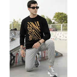 Moda Rapido Men Graphic Printed Regular Fit Round Neck Sweatshirts-picture-38