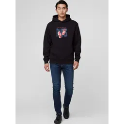 Moda Rapido Men Printed Hooded Sweatshirt-image-5