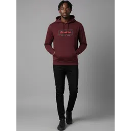 Moda Rapido Men Printed Hooded Sweatshirt image 3