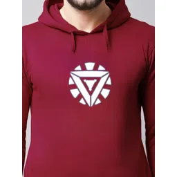 Moda Rapido Men Printed Hooded Sweatshirt image 3