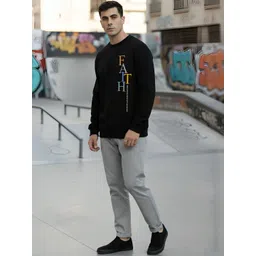 Moda Rapido Men Printed Round Neck Pullover Sweatshirt-picture-18