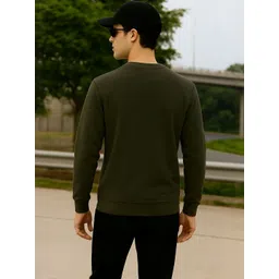 Moda Rapido Men Printed Round Neck Pullover Sweatshirt image 5