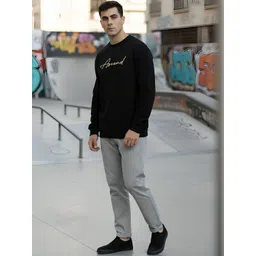 Moda Rapido Men Printed Round Neck Regular Fit long sleeve sweatshirt-picture-27