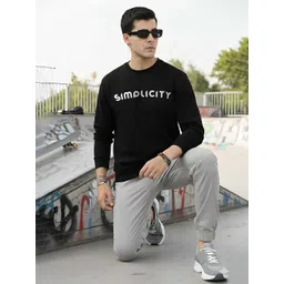 Moda Rapido Men Printed Round Neck Sweatshirt image 3