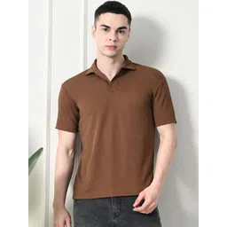 Moda Rapido Men Self Design Polo Collar T-shirt-picture-19